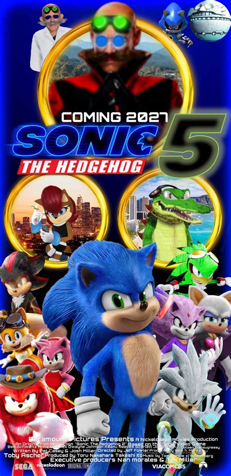 Sonic Movie 5 Fan Poster That I Made R Sonicthehedgehog