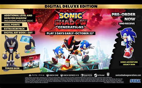 How to Find the Sonic x Shadow Generations Release Date