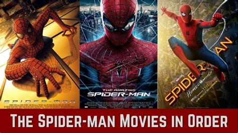 Spider Man Movies In Order Chronologically By Release Date