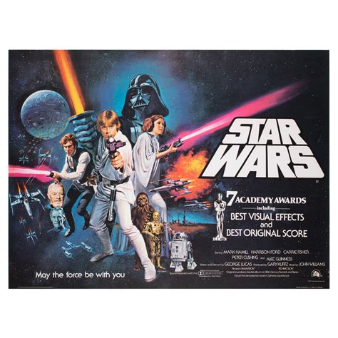 Star Wars Original Us Film Poster Advanced 1977 At 1Stdibs