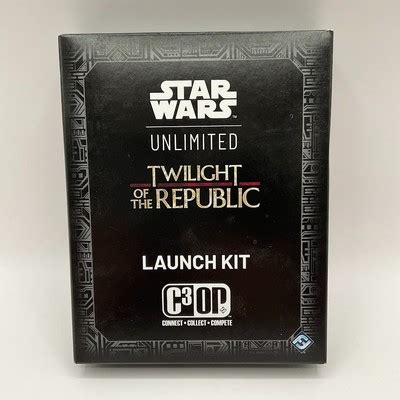 Star Wars Unlimited Twilight Of The Republic Launch Kit Preorder Ebay
