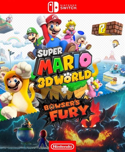 Super Mario 3D World Mas Bowsers Fury Nintendo Switch Juegos Digitales Ecuador Venta De