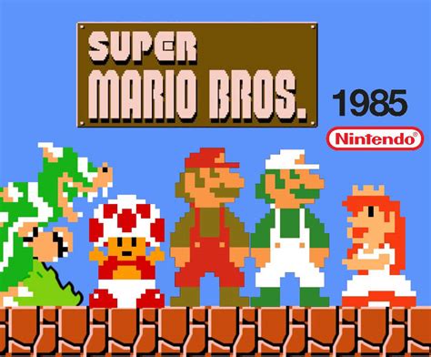 Super Mario Bros 1985 Characters