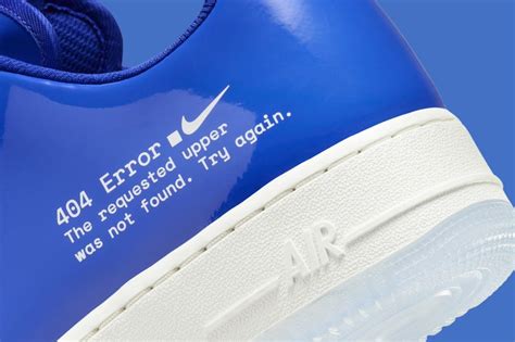 Swoosh Amp 39 S Nike Air Force 1 Sneaker Is Inspired By Errors