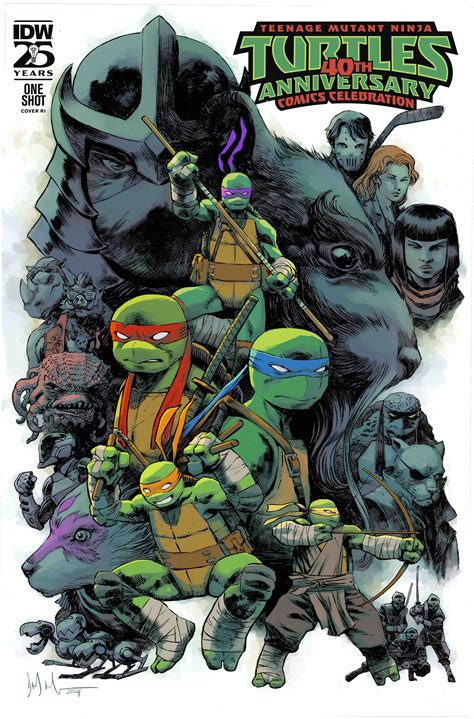 Teenage Mutant Ninja Turtles 40Th Anniversary Comics Celebration Presents A Trip Through Time