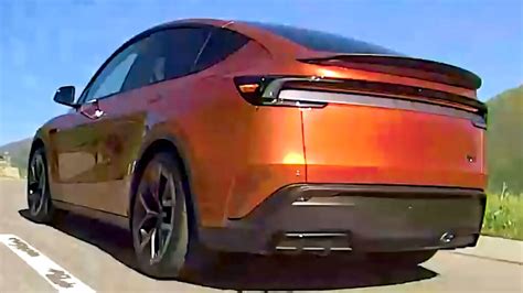 Tesla S Fastest Model Y Juniper Caught Undisguised Carscoops