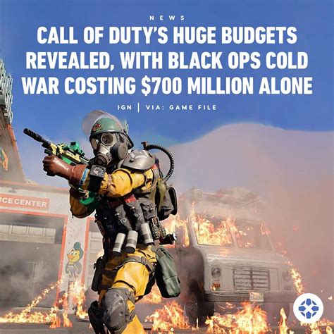 The Astronomical Development Budgets For The Call Of Duty Games Were Revealed For The First Time After A Court Document Confirmed Activision Pumped 700 Million Into Black Ops Cold War Alone Link