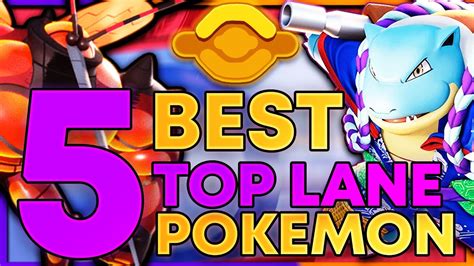 The Best Top Lane Pokemon In Pokemon Unite