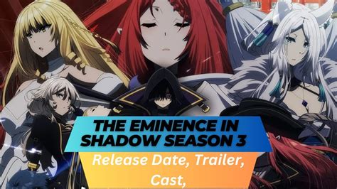 Fast Update: The Eminence in Shadow Season 3 Release Date Revealed