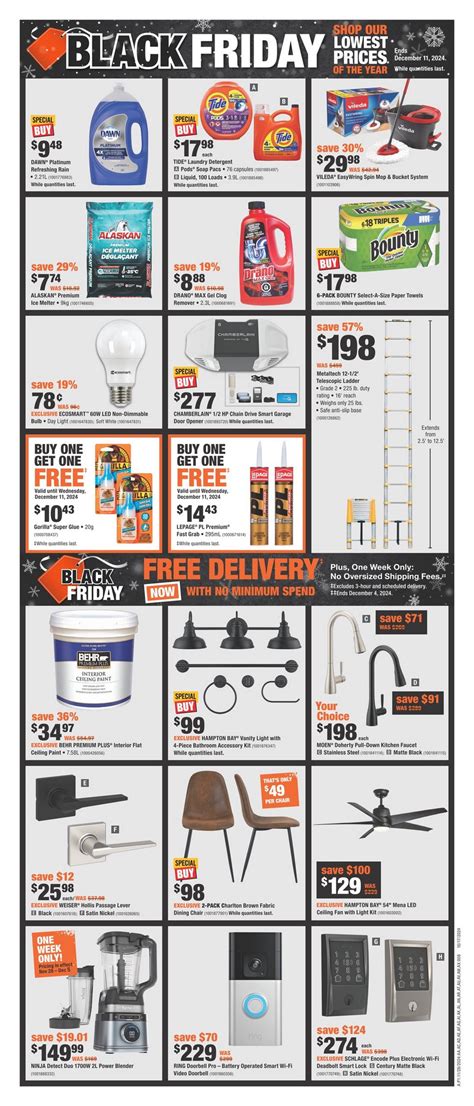 The Home Depot S Black Friday Savings 2024 Ad Is Posted R Blackfridayrumors