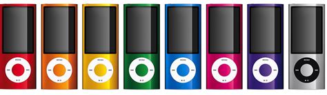The Ipod Nano 5Th Generation Comes In Nine Colors