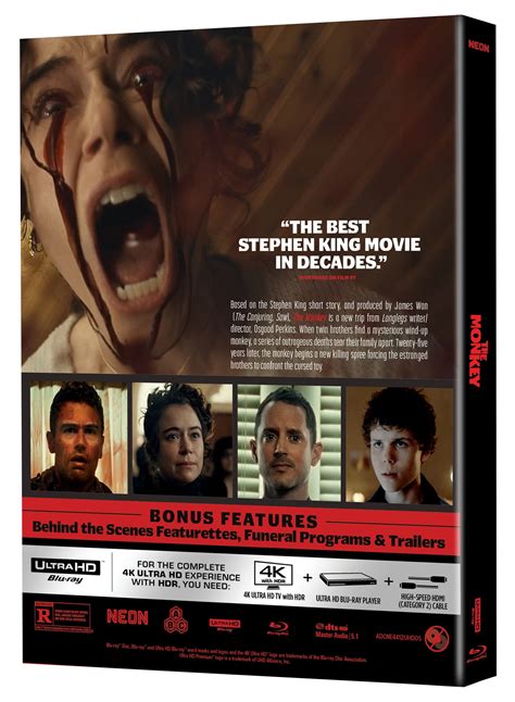 The Monkey Arrives On Digital April 4 On 4K Ultra Hd Blu Ray Dvd June 24 2025 From Neon Decal Screen Connections