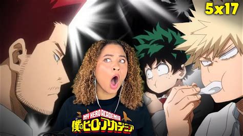 The Most Awkward Family Dinner My Hero Academia Season 5 Episode 17 Dub Reaction Youtube