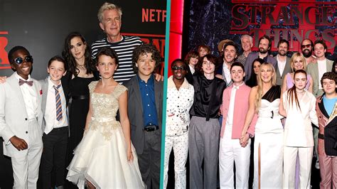 The Stranger Things Cast Then And Now