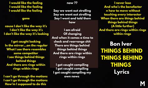 Things Behind Things Behind Things By Bon Iver Lyrics Amp Meaning Holler