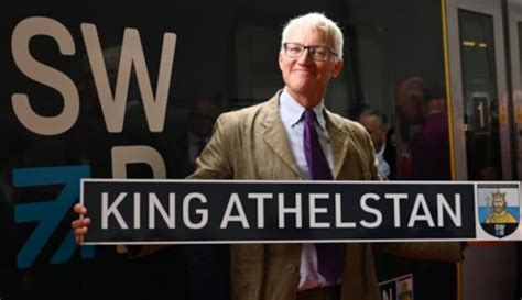 Tom Holland Unveils Athelstan Train Honouring England S First King At Kingston Station Railbusinessdaily