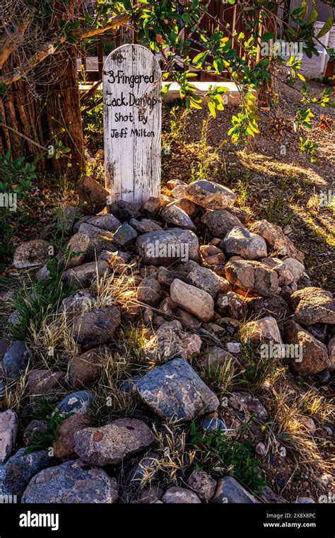 Tombstone Is An Old Silver Mining Town In Southern Arizona Of The Wild West Boothill Grave Yard