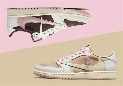 Travis Scott Air Jordan 1 Low Og Amp Quot Pink Pack Amp Quot Spring 2025 Sneakernews Com