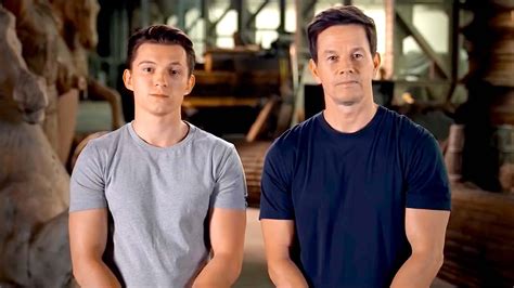 Uncharted Tom Holland Mark Wahlberg Improvised On First Day