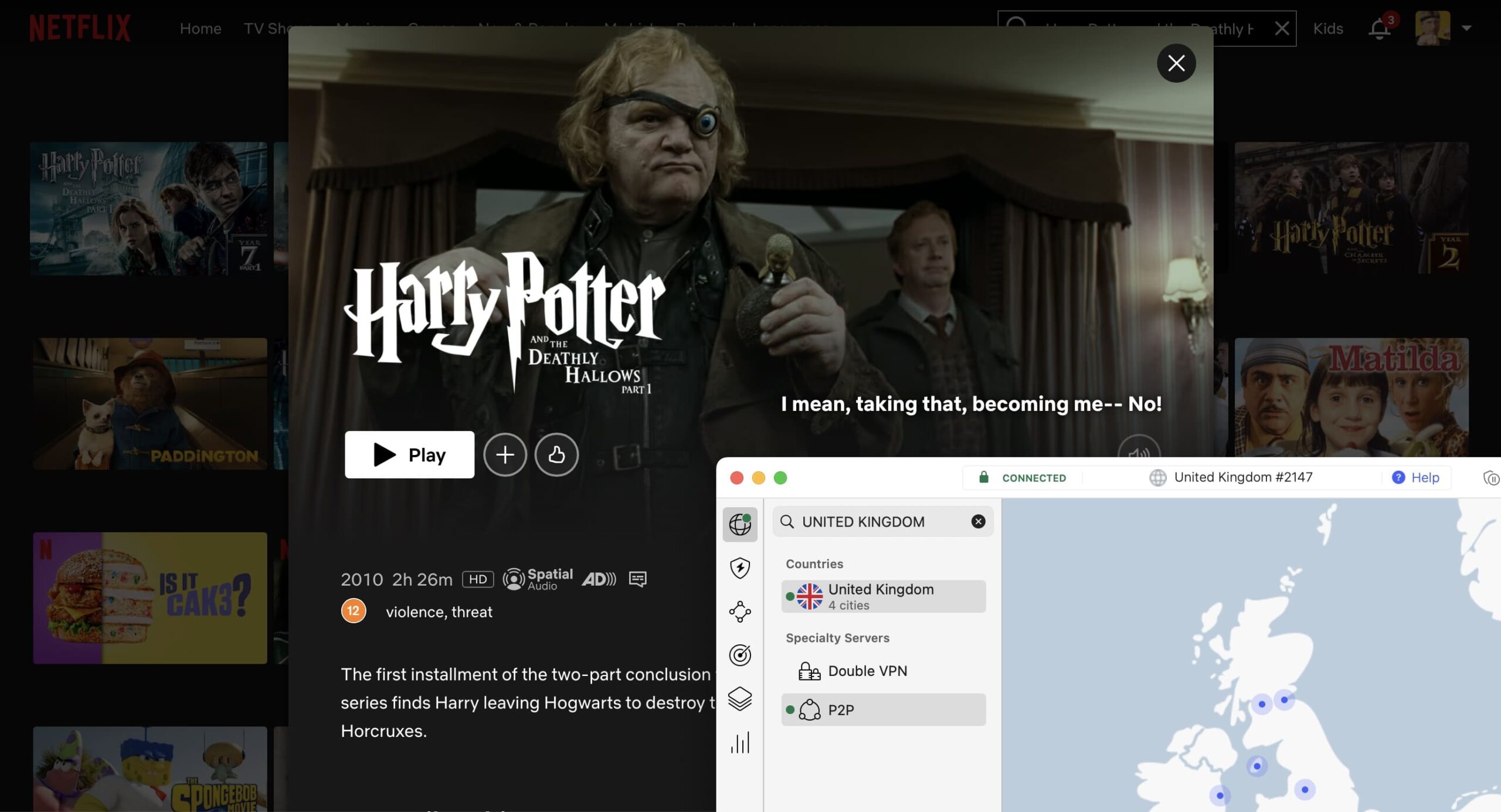 Watch Harry Potter And The Deathly Hallows Part 1 Netflix