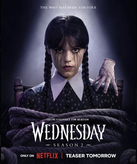 Wednesday Season 2 Premiere Date Announcement