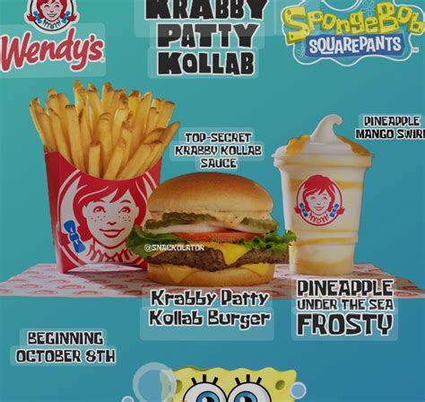 Wendy S To Drop A Spongebob Squarepants Krabby Patty Meal Plankton S Worst Nightmare 107 5 Kool Fm