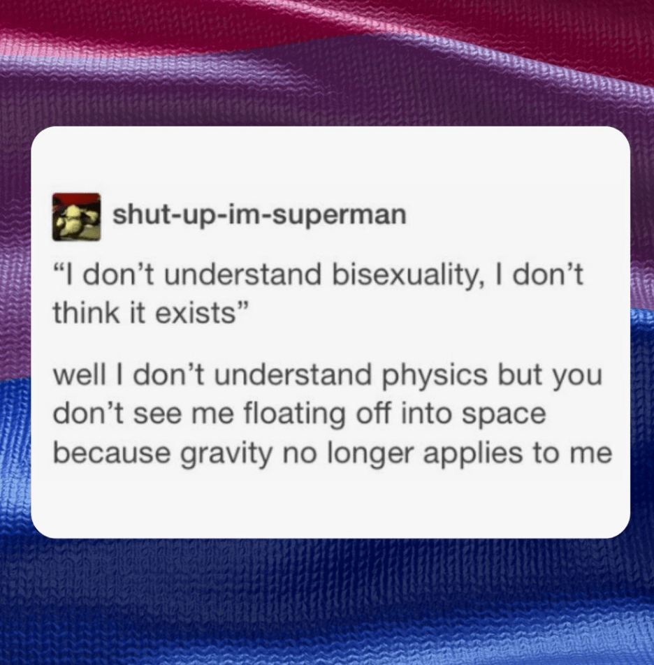 What Are Some Common Misconceptions About Bisexuality That This Month Aims To Address R Lgbt