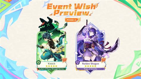 Who Do You Think Will Be The 4 Star In Kinich Raiden Banner R Genshin Impact