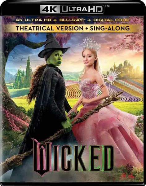 Wicked Release Dates Amp Extras On Blu Ray 4K Blu Ray Digital Amp Dvd Hd Report