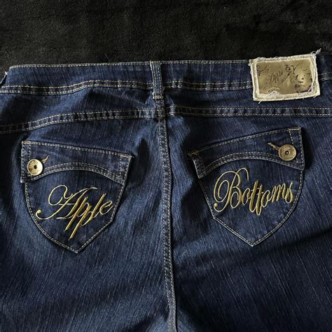 Women S Vintage Y2k Apple Bottoms Jeans These Are Depop Women S Vintage Y2k Apple Bottoms Jeans These Are Depop