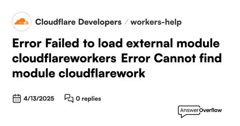 Workers Are Giving A Error 1027 Developers Cloudflare Community
