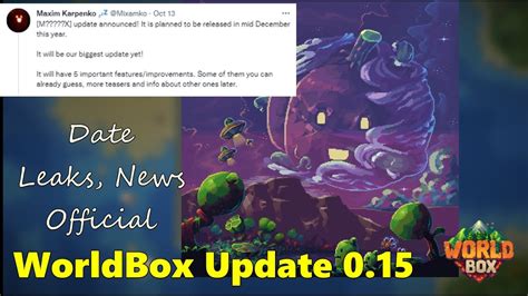 Unlocking the Future: Worldbox Update Release Date and New Features